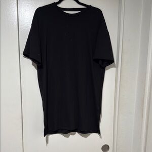 Classic Black Mini Tshirt Dress